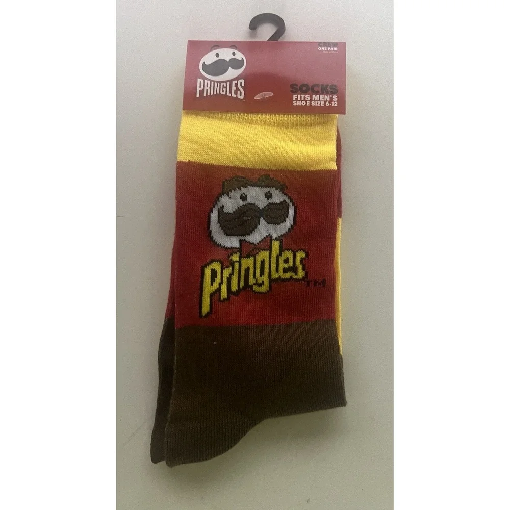 4 Pairs Novelty Socks Brand New‎ Pringles Twizzlers Ritz Heinz